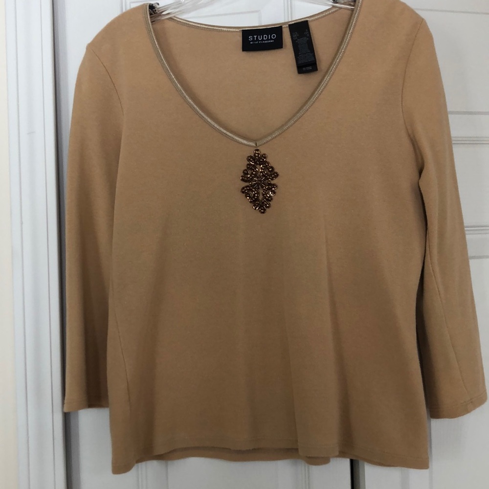 Liz Claiborne Studio Light Weight Sweater Sz S